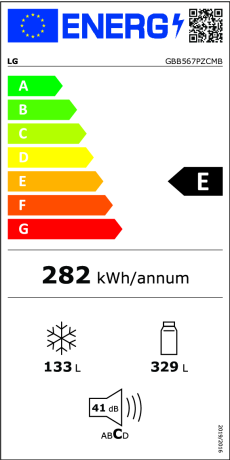 LG Nevera Combi GBB567PZCMB No Frost Plateado