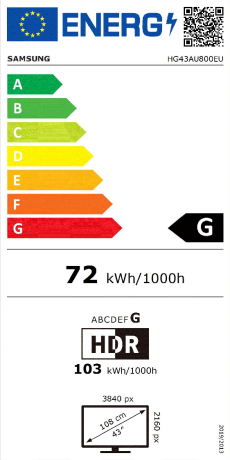 samsung hg43au800eu