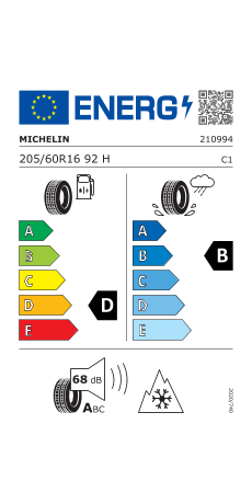 Michelin Alpin 5 205/60 R16 92H Pneus hiver — 545351 EAN: (3528705453510)  Achetez maintenant!