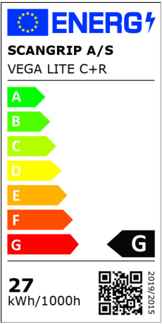 LED Baustrahler 'VEGA 1500 C+R', mit Akku und Netzbetrieb, 27 W