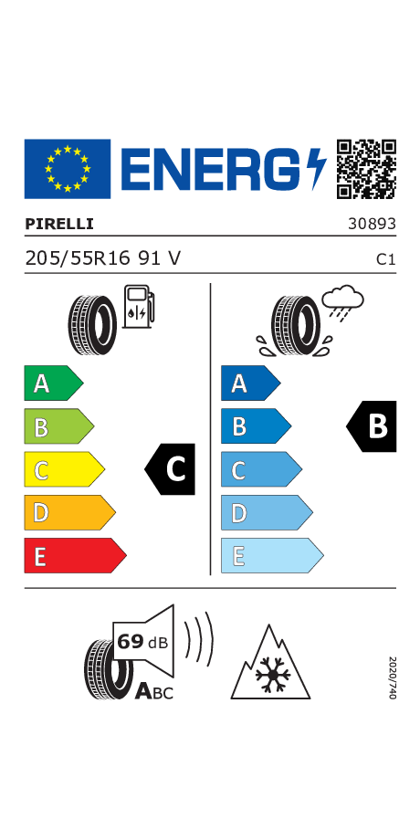 R16 205/55 91V kaufen Pirelli Plus günstig All Season Cinturato