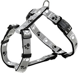 Photos - Collar / Harnesses Trixie Silver Reflective Dog Harness M-L 50-75cm 