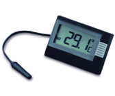 Thermometer mit Autouhr, Asudaro Auto-Innen- und Außenthermometer,  Auto-Digitaluhr-Thermometer LED-Auto-Thermometer mit  Kopf-Außentemperatursensor