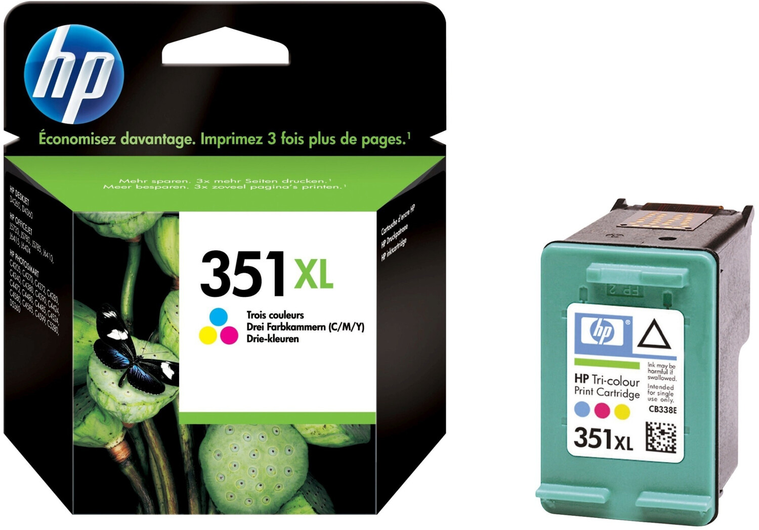 HP CB338EE HP 351xl Original Patrone Farbe XL Deskjet D4260/C4580