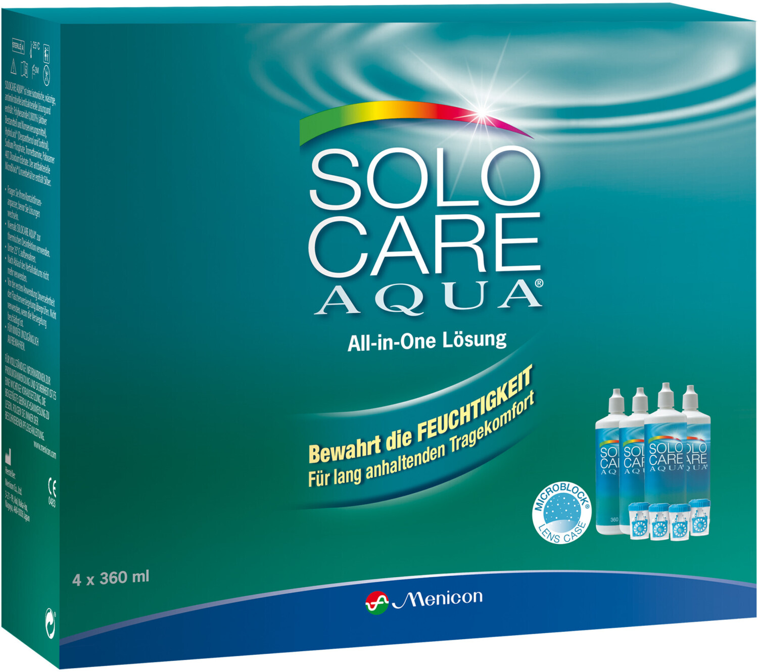 Menicon Solo care Aqua (4 x 360 ml)