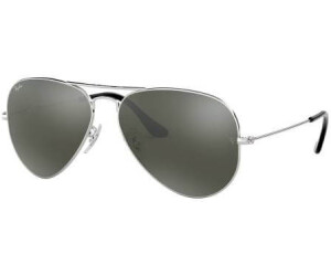Ray ban aviator grey mirror clearance
