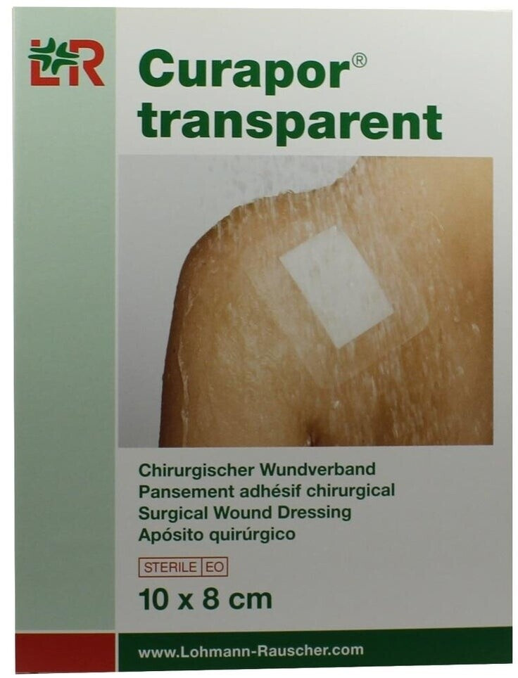 Lohmann & Rauscher Curapor Wound Dressing Transparent 10 x 8 cm sterile (5 pcs.)