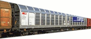 Märklin Wagon de grande capacité à faces coulissantes Habbiillns SBB Cargo (48055)