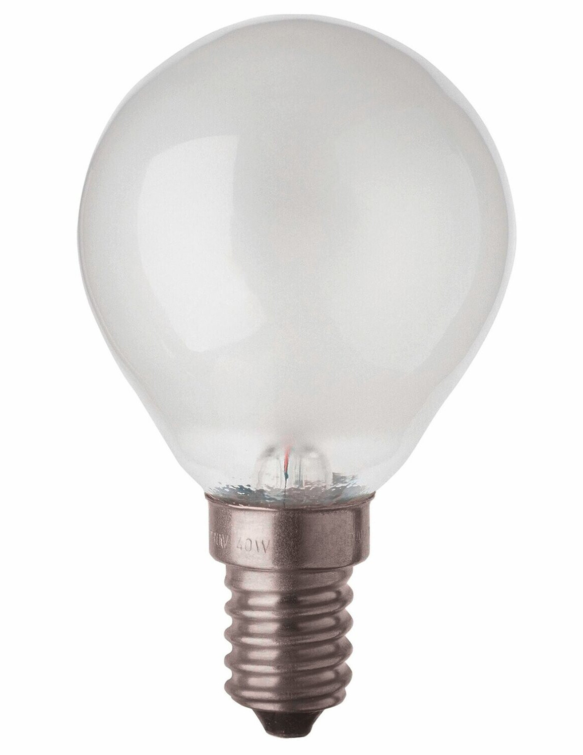 Ampoule incandescente sphérique 25W E14 230V Blanc chaud 400 lm