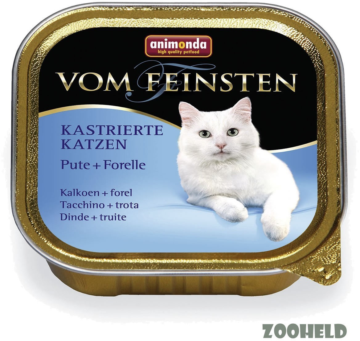 Animonda vom Feinsten chats castrés Dinde + truite (100 g)