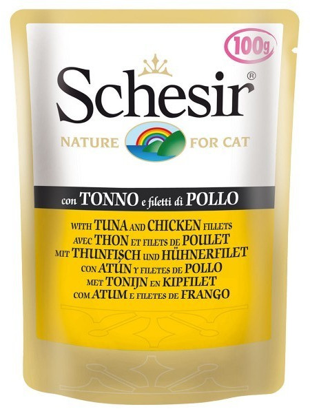 Schesir Thon avec filet de poulet (100 g)