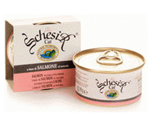 Comida húmeda Schesir para gatos 85 gr salmón al natural PESO 85 g
