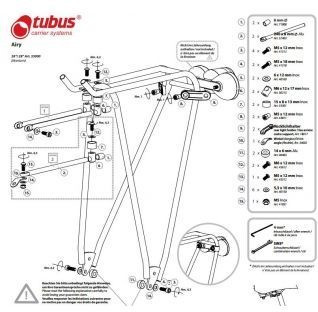 Tubus airy shop titanium