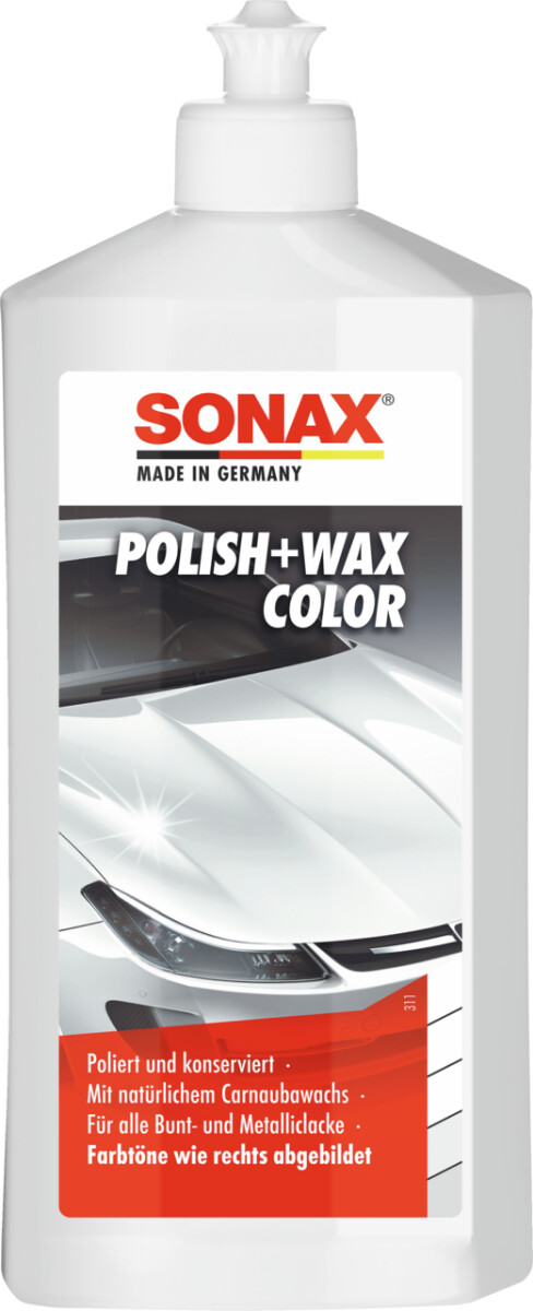 Sonax Polish & Wax Color NanoPro blanc (500 ml)