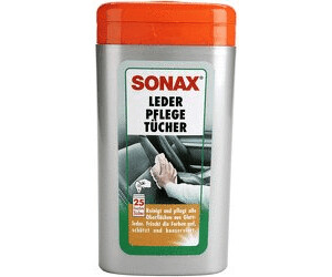 SONAX 412300 LederPflegeTücher Box 25Stk