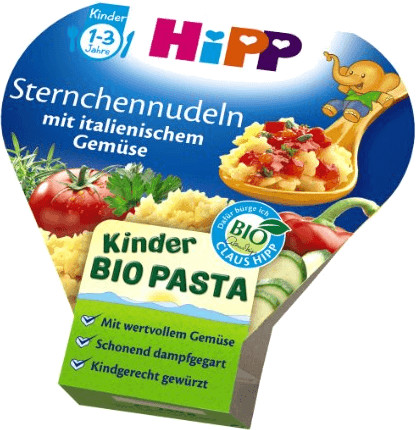 Hipp Plat cuisiné enfant pâtes bio (250 g)