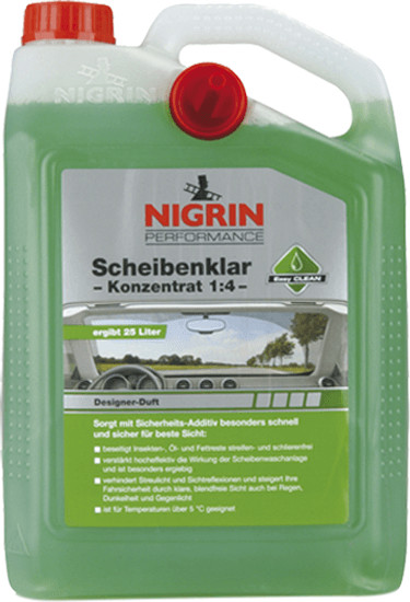 NIGRIN Performance 20607 Sommer Fertigmix Scheibenklar, Grün Autopflege
