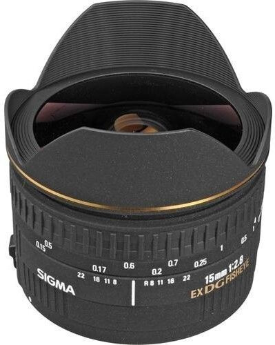 Sigma 15mm f2.8 EX DG Fisheye Canon a ⬠635,90 (oggi
