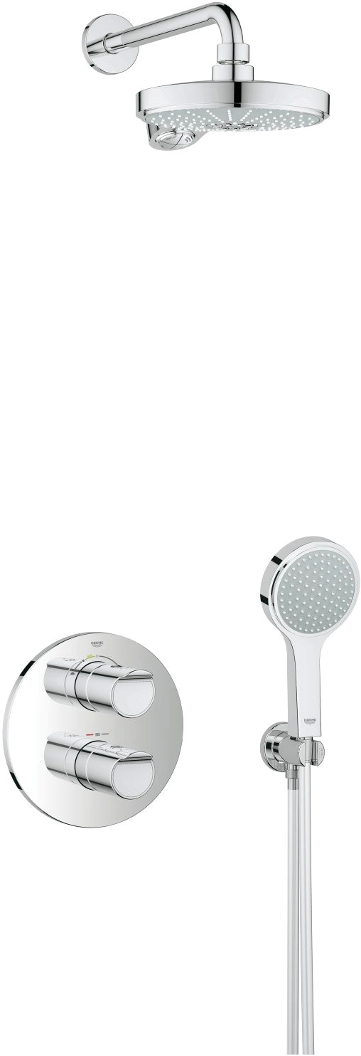 GROHE Grohtherm 2000 - Set de sécurité (chrome, 34283000)