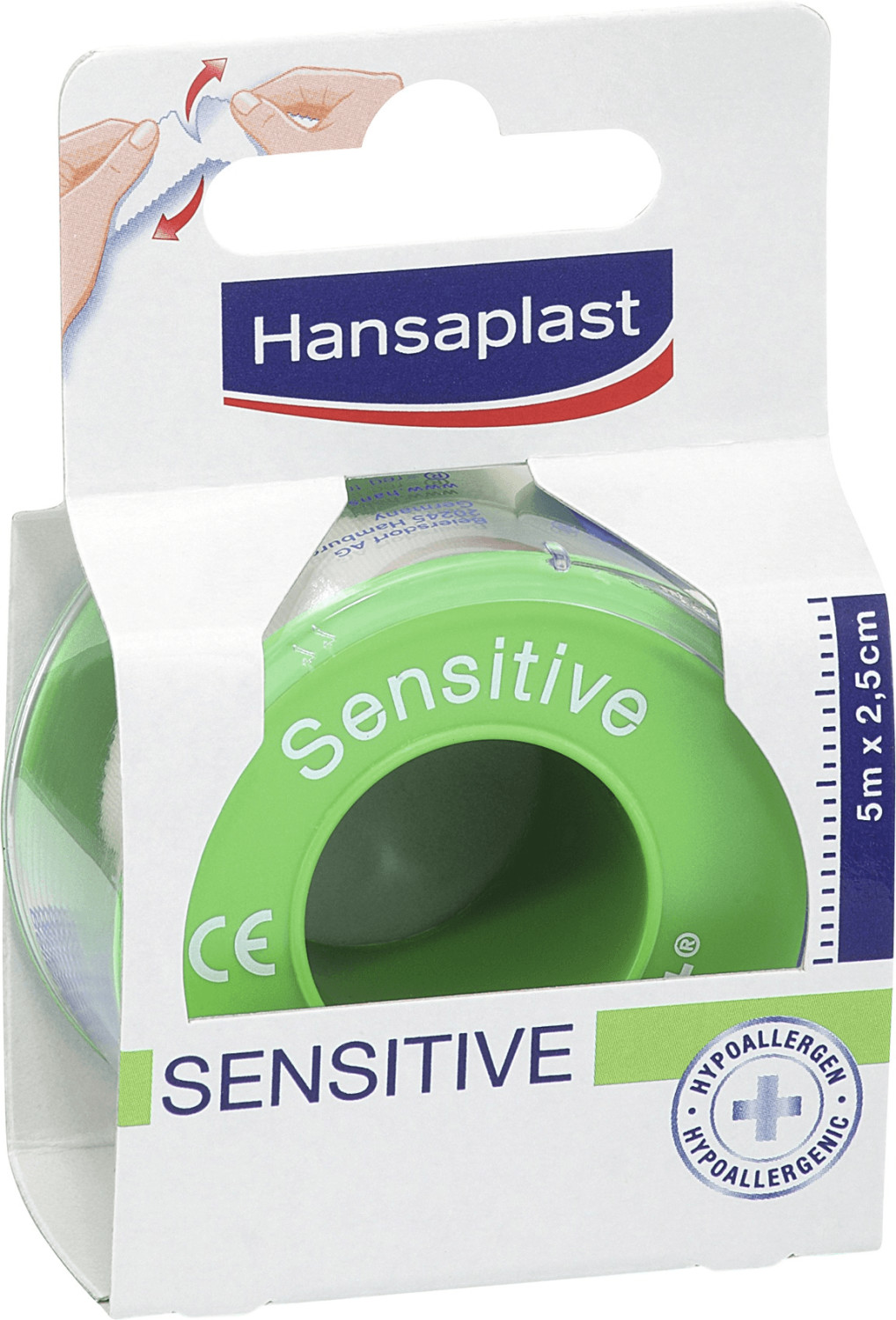 Hansaplast Sensitive 2,5 cm x 5 m