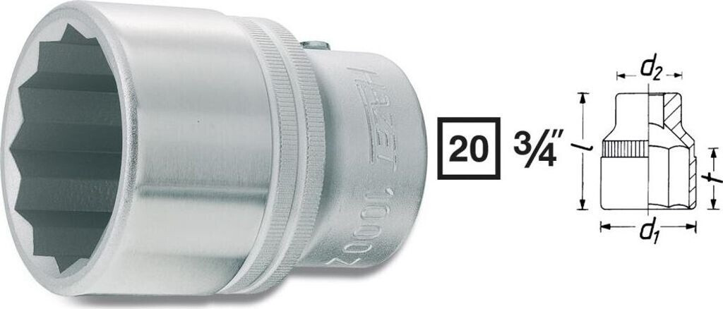 Hazet 1000AZ-1.1/8