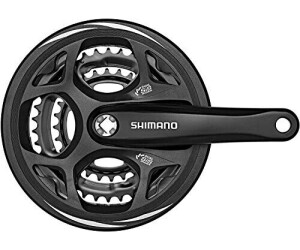 SHIMANO Altus FC-M311 Kurbelgarnitur 48/38/28 schwarz Kurbelarmlänge 170mm 2019 MTB 