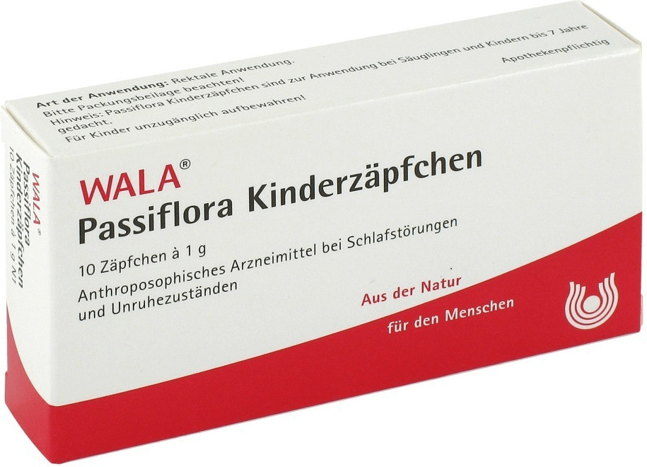 Wala-Heilmittel Passiflora Kinderzäpfchen (10 x 1 g) ab 5,15