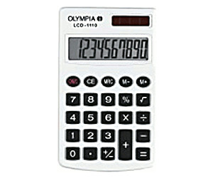 Olympia LCD1110E Calculatrice Argent 