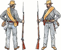 Italeri Troupes confédérées Guerre Civile Américaine 1861-1865 (6014)