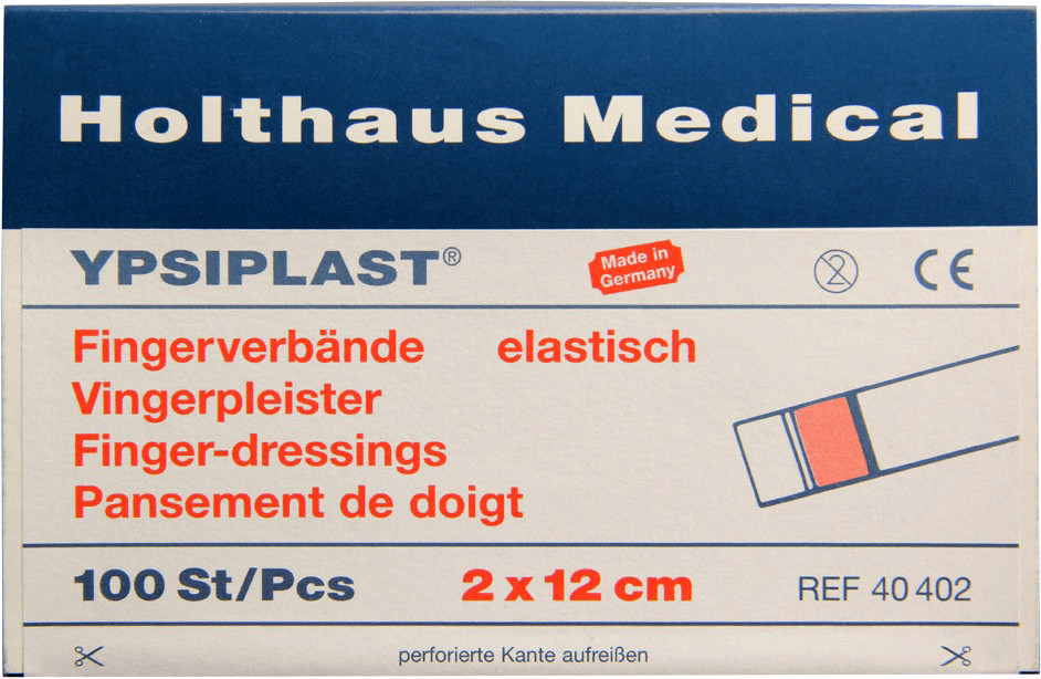 Holthaus Medical Ypsiplast 40402 Lot de 100 bandages pour doigts
