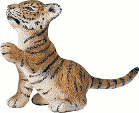 Schleich Tiger cub, playing