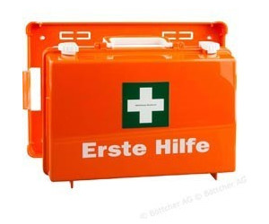 Orange Erste Hilfe Koffer Betriebsverbandskasten Verbandskoffer Verbandskasten 