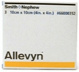 Smith & Nephew Allevyn Non Adhesive Wound Dressing 10 x 10 cm (3 pcs.)