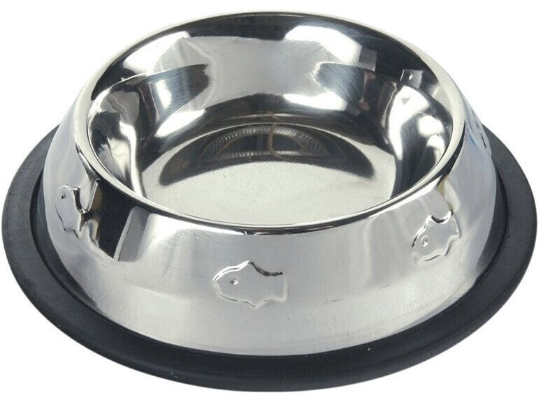 Trixie Ecuelle metal avec Impression relief (Ø 11 cm)
