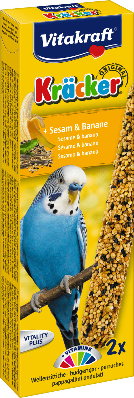 Vitakraft Kräcker sésame/banane pour perruches