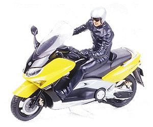 Tamiya Yamaha TMax with Rider Figure (24256)