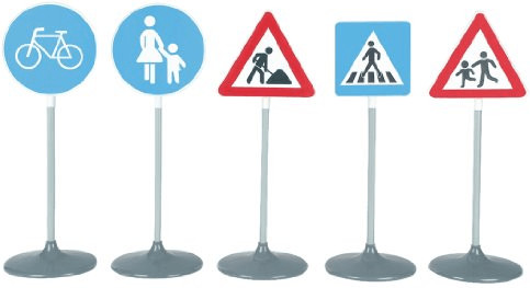 Klein Panneaux de signalisation routière Set 1