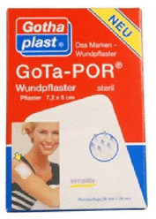 Gothaplast Gota-Por Wundpflaster 7,2 x 5 cm Steril (50 Stk.)