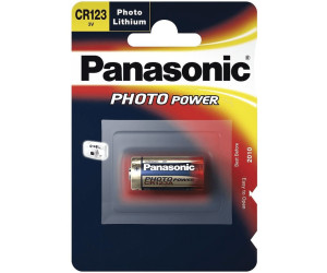 4x CR123A Photo-Batterien Lithium Fotobatterie CR123 von PANASONIC Blisterpack 