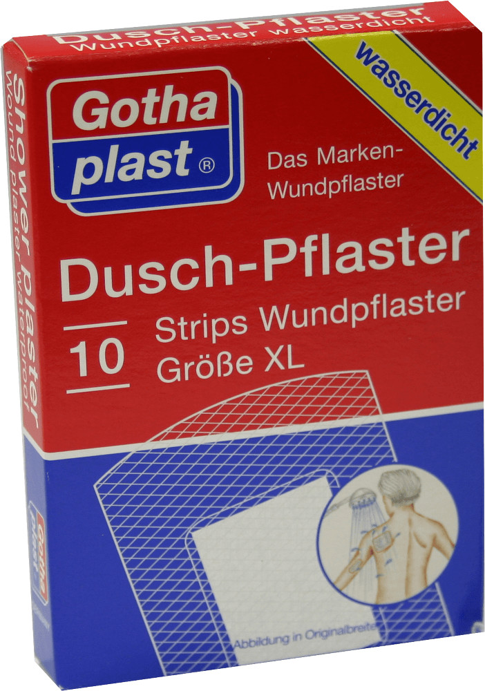 Gothaplast Duschpflaster XL 70 x 48 mm (10 Stk.)