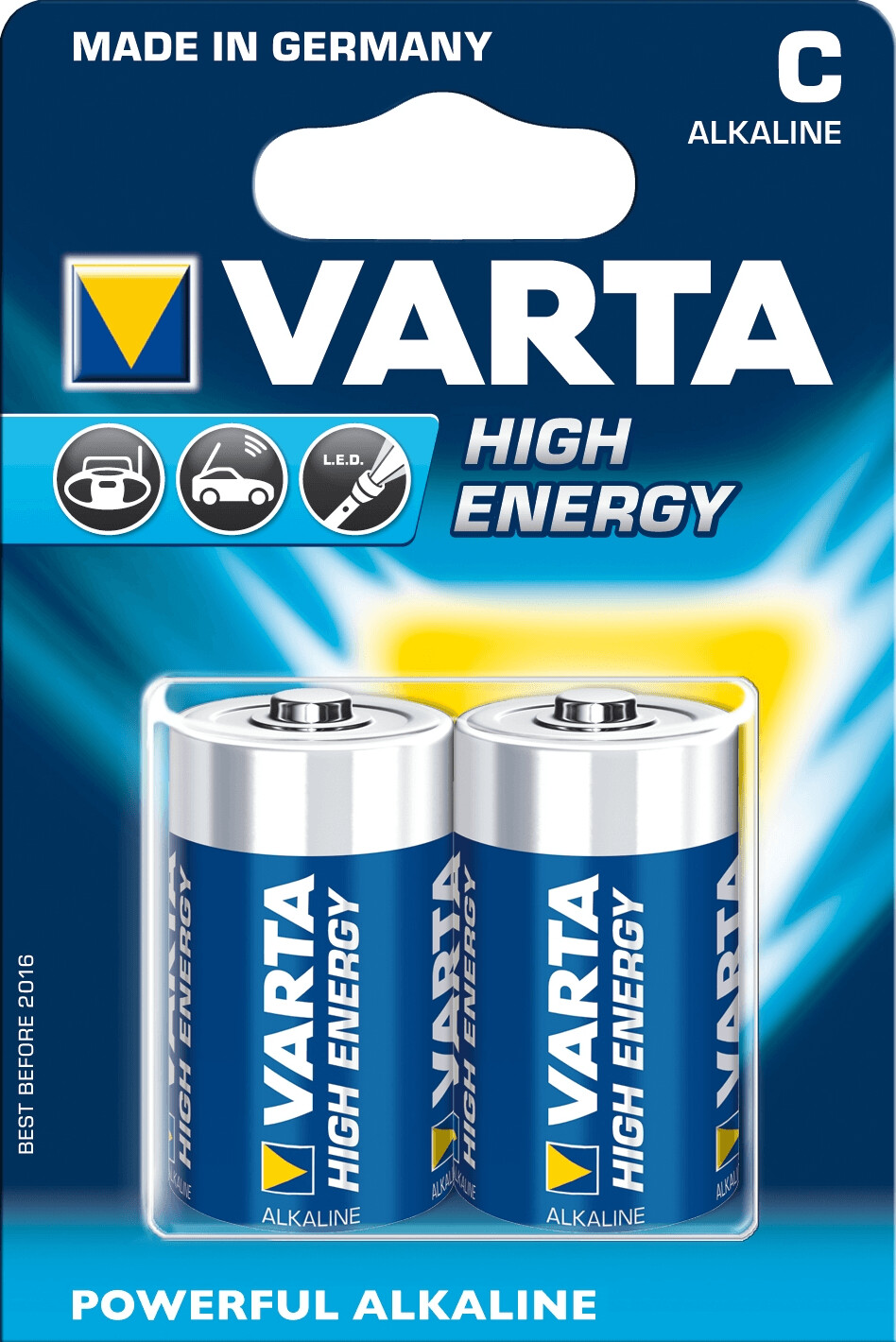 Pilas alcalinas Varta C LR14 HighEnergy - ¡Descúbrelas! - DivisionLED