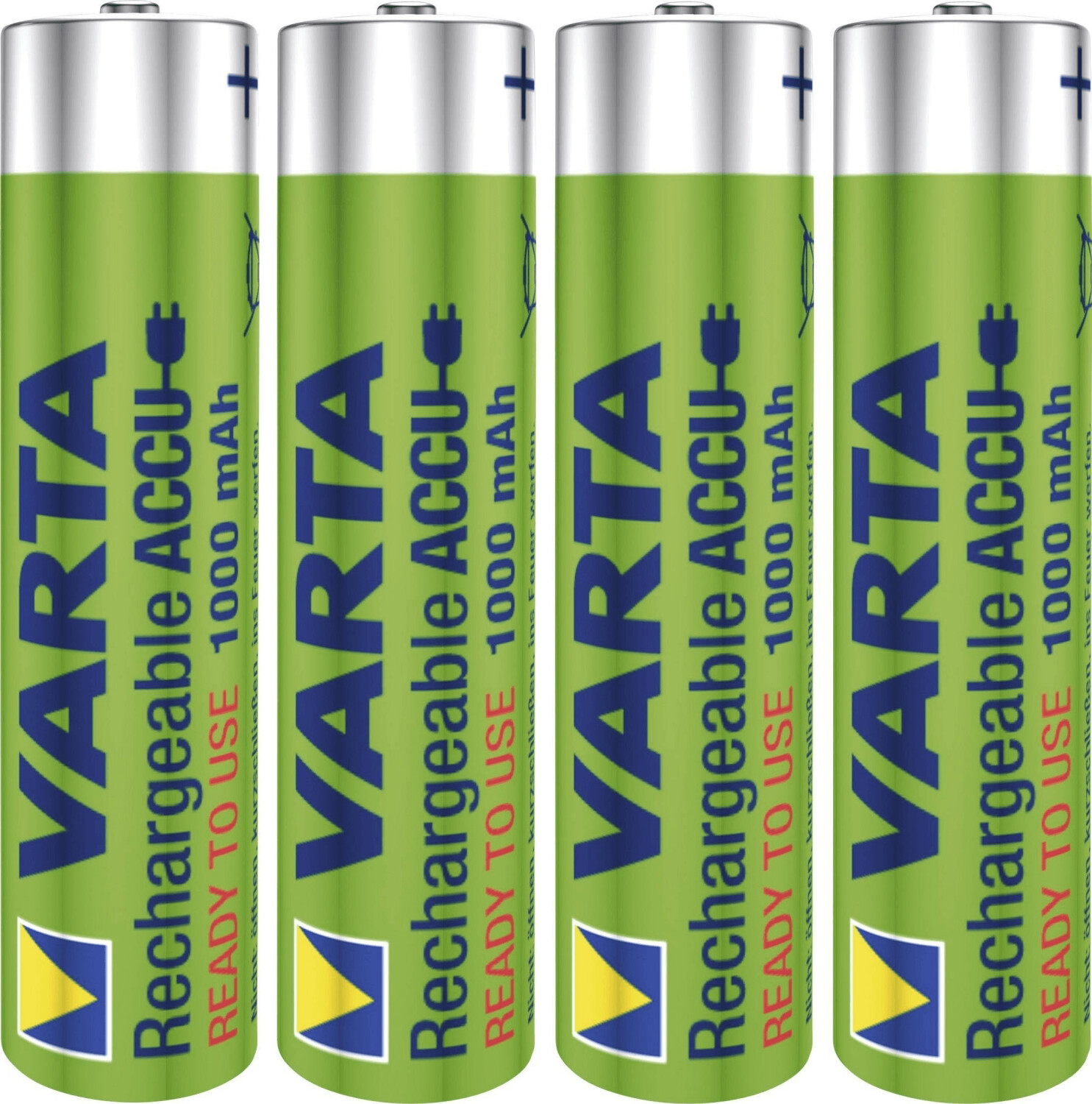 SOLDES 2024 : 4 piles rechargeables accu VARTA AAA LR03 1.2V