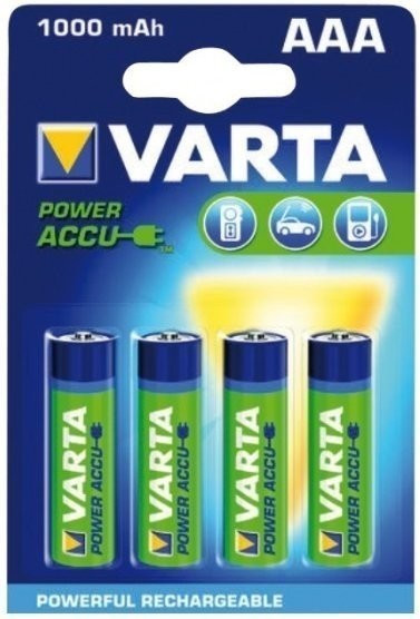 Varta RECH.AC.Power AAA1000mAh BLI4 Pile rechargeable LR3 (AAA) NiMH 1000  mAh 1.2 V 4 pc(s)