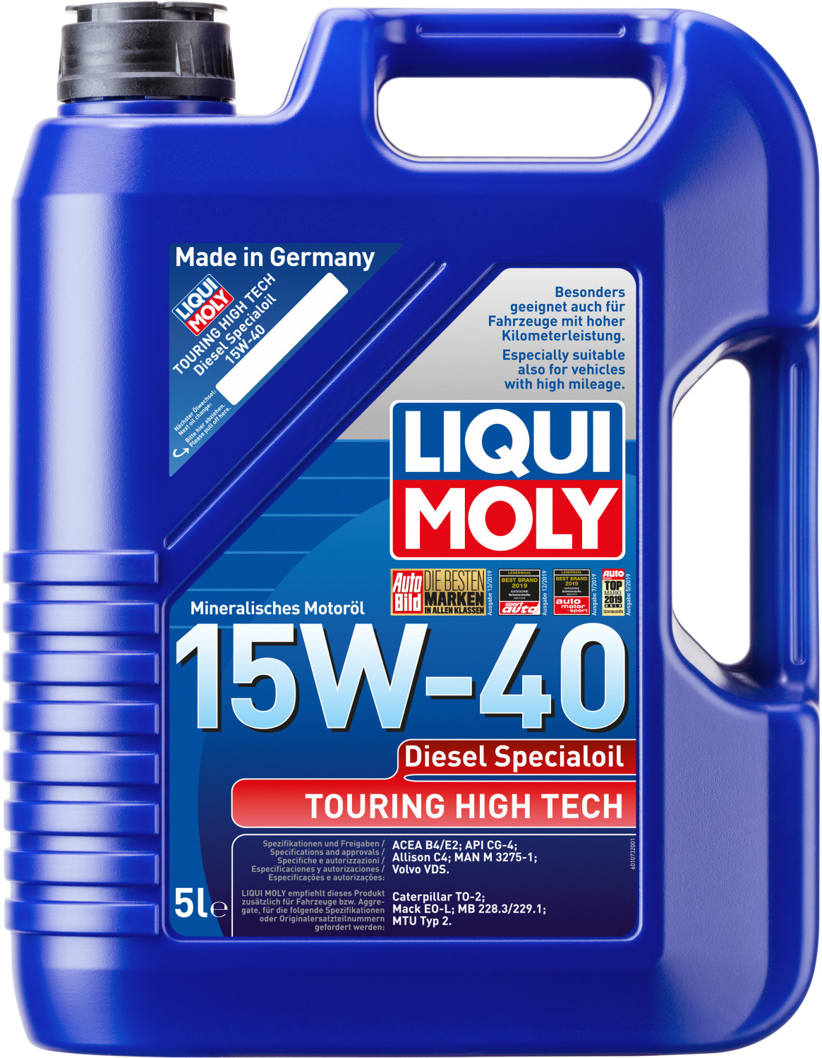 LIQUI MOLY Touring High Tech diesel 15W-40 (5 l)