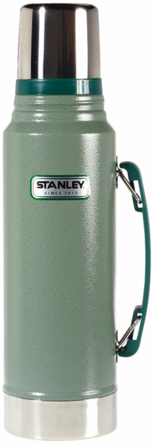 Stanley Classic Vakuum Flasche 1,0l Hammerschlag grün