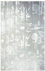 Spirella Rideau de douche Riff White