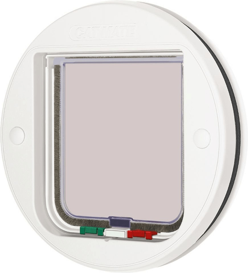 Pet Mate Grande chatière pour vitre blanc