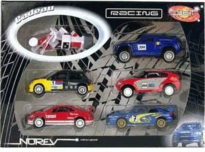 Norev Coffret 5 voitures et accessoires Racing (311691)