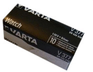 Batterie VARTA, Uhrenbatterie, Silver Oxide, Knopfzelle, V377