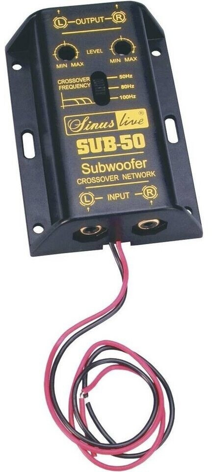 Conrad Filtre de Subwoofer SUB-50 2 canaux